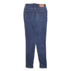 LEVI'S 721 Womens Slim Blue Denim Jeans W26 L28 Cotton Blend Zip