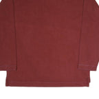 CASA BLANKA Mens Maroon Collar M Cotton Blend Half Zip Sweatshirt Casual