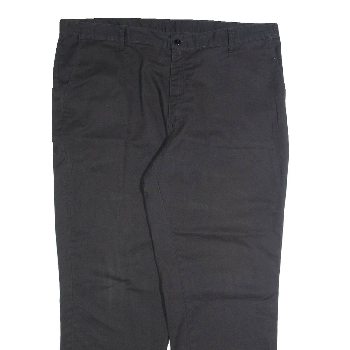 DICKIES Workwear Mens Trousers Black Relaxed Straight W40 L30