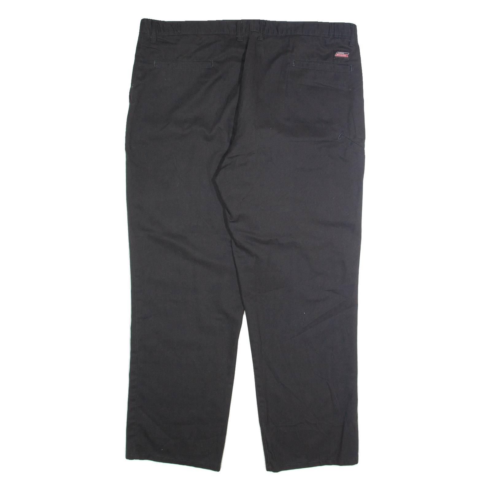 DICKIES Workwear Mens Trousers Black Relaxed Straight W40 L30