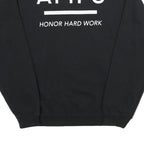 GILDAN Mens Black Richmond Charter Academy Crew Neck M Cotton Blend Sweatshirt