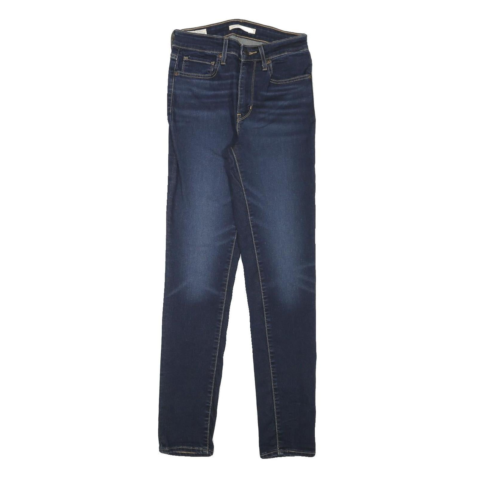 LEVI'S Womens Jeans Blue Slim Skinny Denim Medium W25 L29 Stretch Cotton Blend