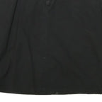 ONLY Womens Black Cotton Blend Mini Skirt Plain Zip Casual Pockets Size L