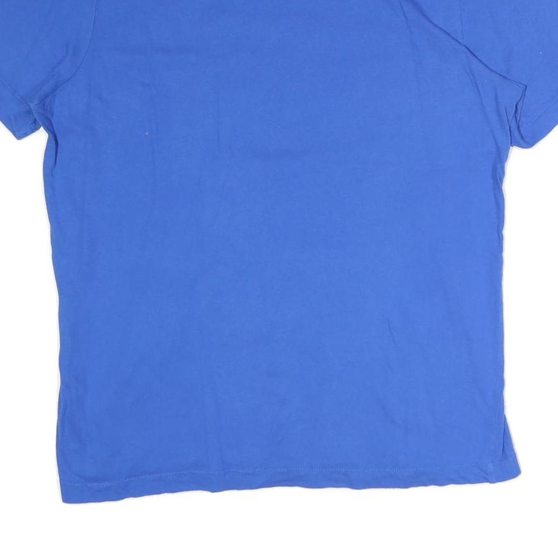 PUMA Mens Blue Dallas Cup 2023 Graphic T-Shirt L Short Sleeve Crew Neck