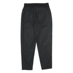 LOVE MOSCHINO Womens Cotton Blend Black Relaxed Trousers W30 L30 Zip Closure