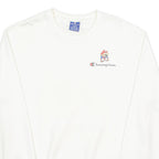 CHAMPION Mario Mens Sweatshirt White Crew Neck L