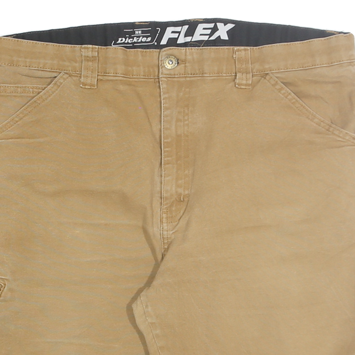 DICKIES Mens Shorts Beige Casual XL W38 Flexible Cotton Blend Workwear