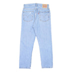 LEVI'S 501 Womens Classic Jeans Denim Light W26 L26 Distressed Cotton Blend