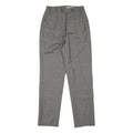 HONMA COLLECTION Womens Regular Grey Polyester Blend Trousers W25 L28 Classic