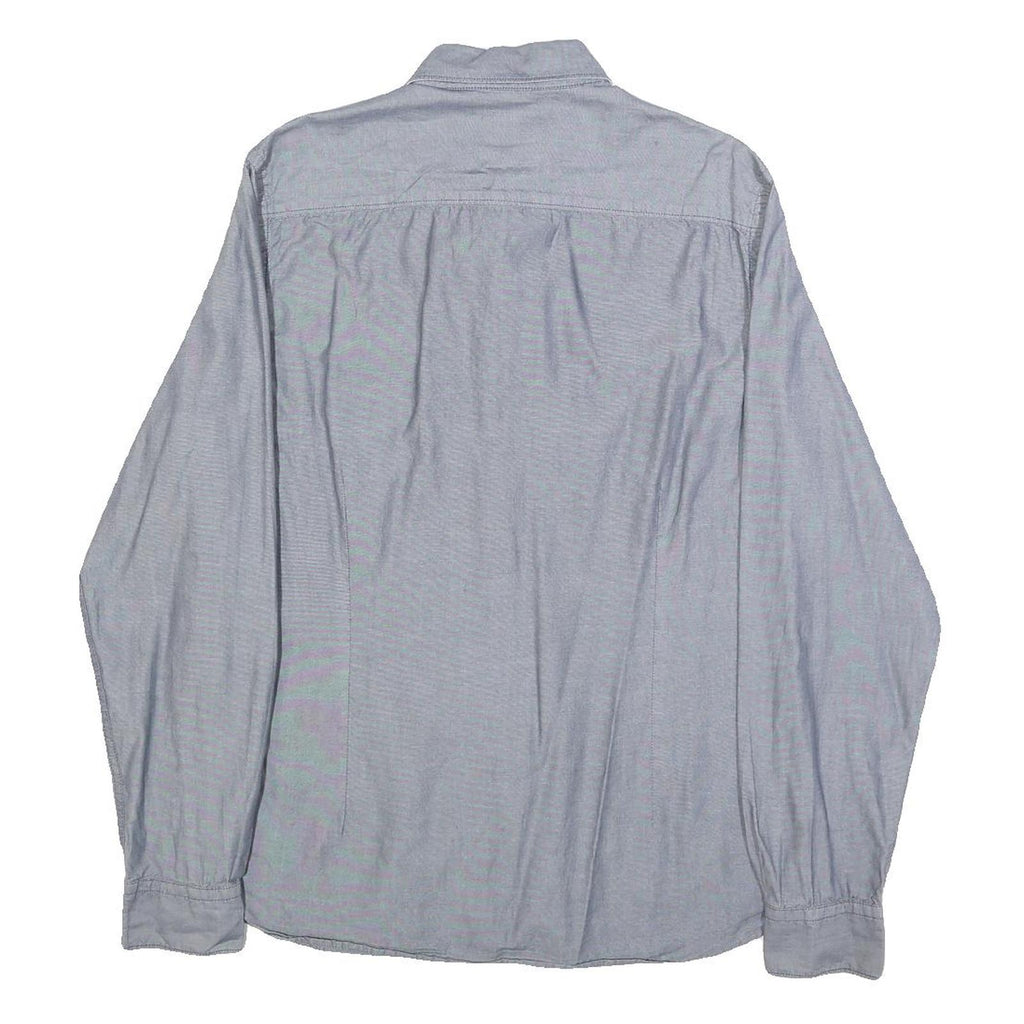 TIMBERLAND Mens Blue Shirt S Cotton Long Sleeve Casual Button-Up