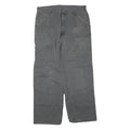 CARHARTT Mens Cotton Blend Grey Workwear Regular Straight Trousers W36 L30