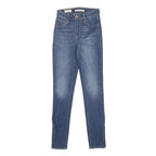 LEVI'S 721 BIG E Womens Jeans Blue Slim Skinny Denim Medium W23 L27 Zipper