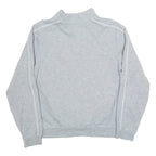NIKE Womens Sweatshirt Grey 1/4 Zip XS