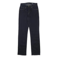 LEVI'S Womens Regular Fit Straight Leg Denim Dark Blue W26 L30 Zip Cotton Blend