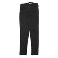 LEVI'S 721 Womens Black Slim Skinny Denim Medium W24 L26 Jeans Stretch Cotton