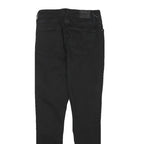 LEVI'S 721 Womens Black Slim Skinny Denim Medium W24 L26 Jeans Stretch Cotton