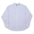 TOMMY HILFIGER Mens Blue Check Shirt 2XL Cotton Blend Long Sleeve Casual Formal
