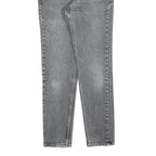 LEVI'S 737 Womens Slim Skinny Denim Medium Wash W25 L28 Slim Fit Zip Closure