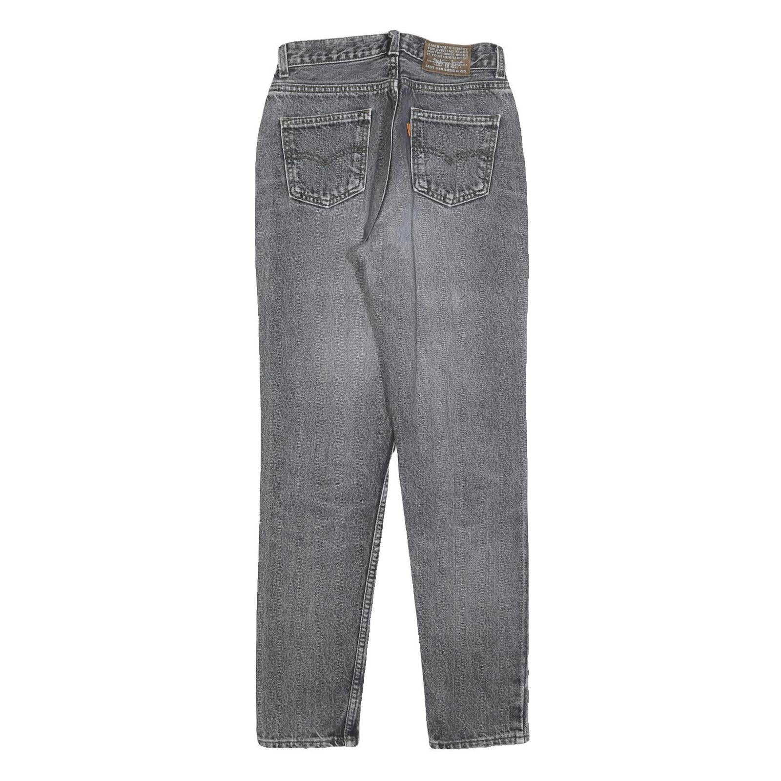 LEVI'S 737 Womens Slim Skinny Denim Medium Wash W25 L28 Slim Fit Zip Closure