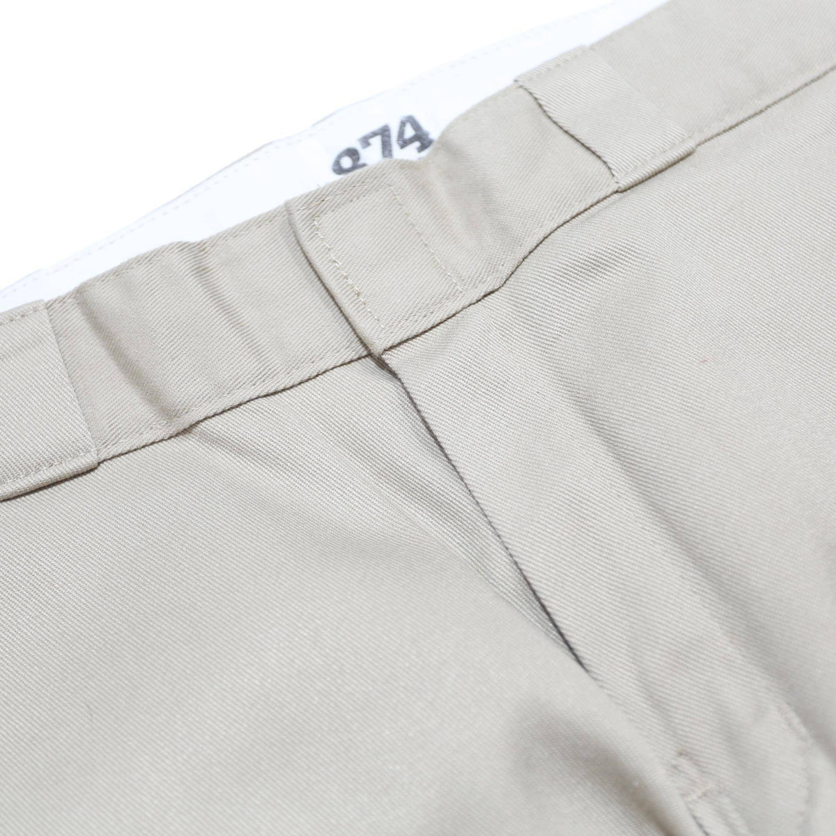 DICKIES Mens Regular Fit Beige Cotton Blend Zip Trousers W32 L30 Classic