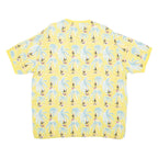 RADIO Womens Printed Top Yellow Crazy Pattern M