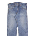 LEVI'S Mens Regular Fit Blue Denim Jeans W36 L31 Classic Cotton Zip
