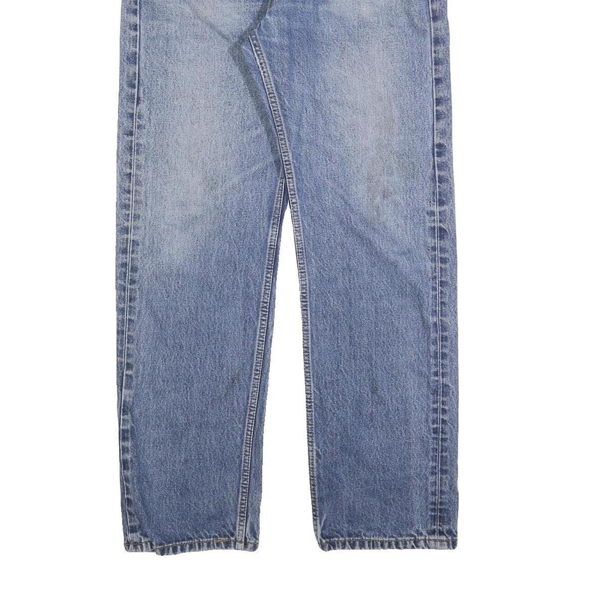 LEVI'S Mens Regular Fit Blue Denim Jeans W36 L31 Classic Cotton Zip