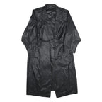 MODE Womens Black Jacket UK 16 Polyamide Button Closure Classic Fit Textured