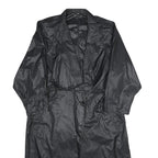 MODE Womens Black Jacket UK 16 Polyamide Button Closure Classic Fit Textured