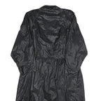 MODE Womens Black Jacket UK 16 Polyamide Button Closure Classic Fit Textured