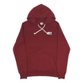 THE NORTH FACE Mens Maroon Hoodie S Cotton Blend Pullover Casual Drawstring