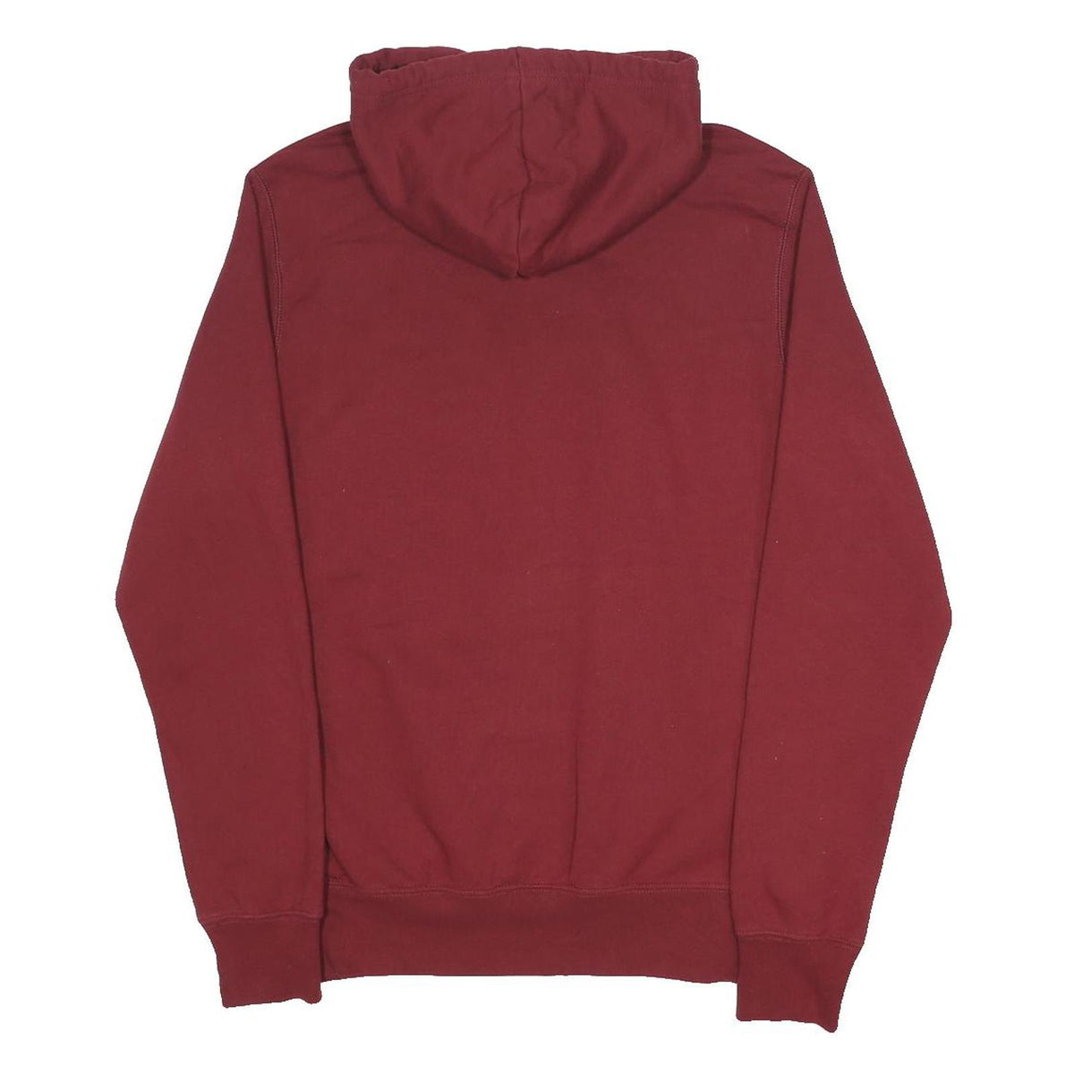 THE NORTH FACE Mens Maroon Hoodie S Cotton Blend Pullover Casual Drawstring