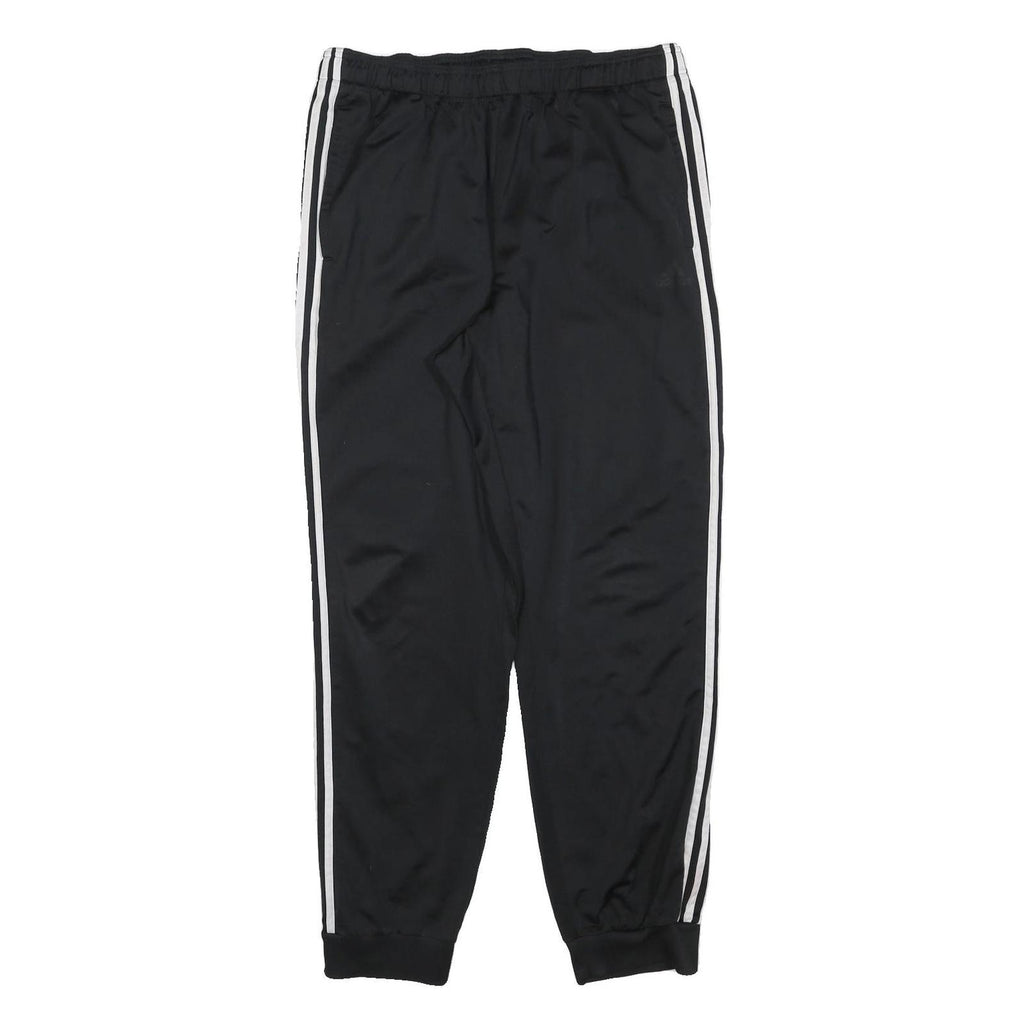 ADIDAS Mens Joggers Black & White Classic Tapered M W32 L30 Sportswear Track