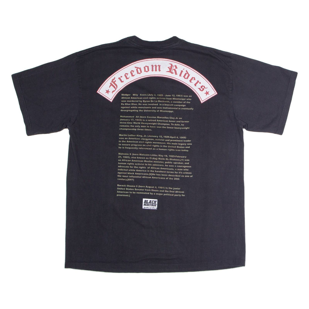 THAT DOG Freedom Riders Mens Biker T-Shirt Black XL