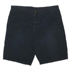 DICKIES Mens Shorts Black Casual Cotton 2XL W44 Workwear Pocketed