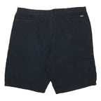DICKIES Mens Shorts Black Casual Cotton 2XL W44 Workwear Pocketed