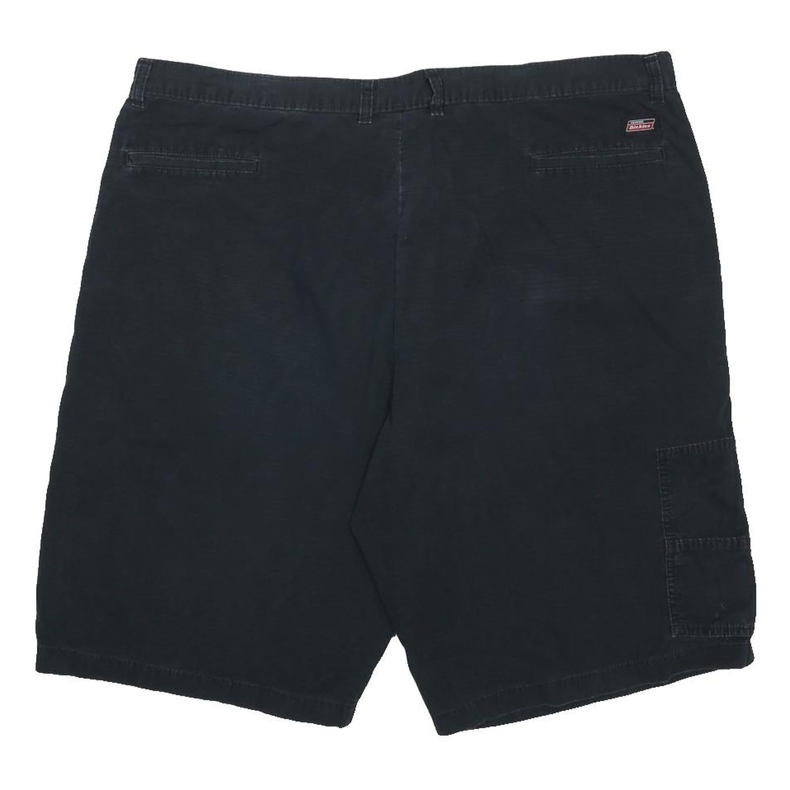 DICKIES Mens Shorts Black Casual Cotton 2XL W44 Workwear Pocketed
