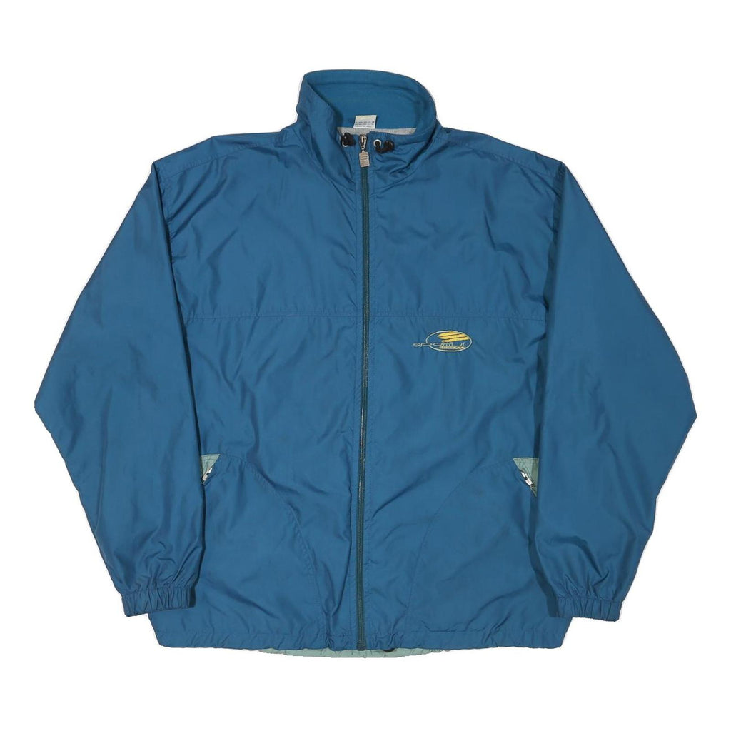 SPORTFUL Mens Blue & Sage Casual Jacket XL Polyester Blend Zip Athletic