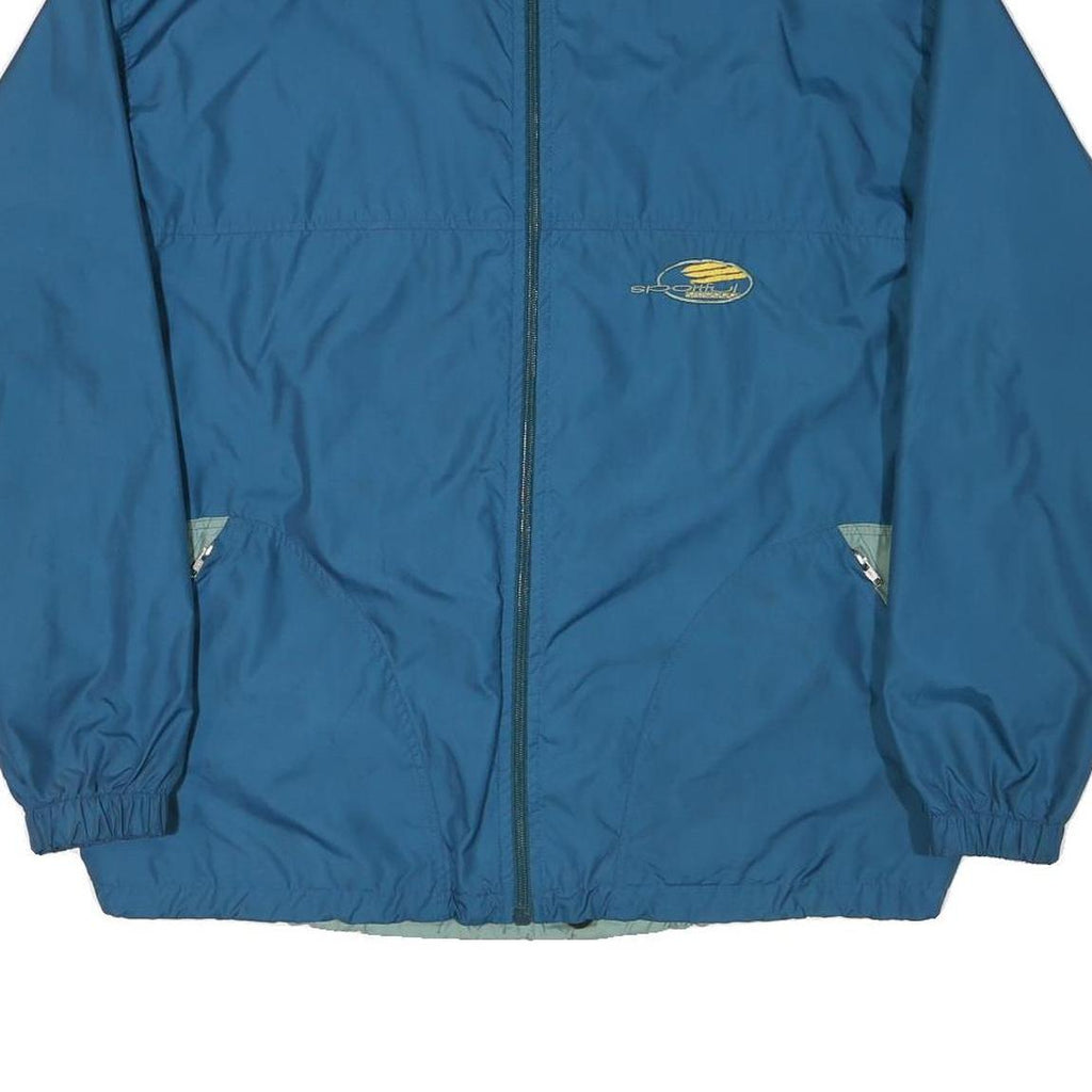 SPORTFUL Mens Blue & Sage Casual Jacket XL Polyester Blend Zip Athletic