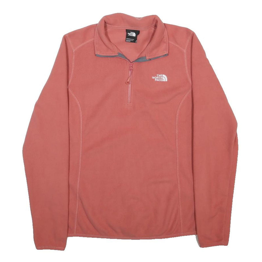THE NORTH FACE Womens Pink Plain Pullover Crew Neck Basic Knit L Outdoor Fleece