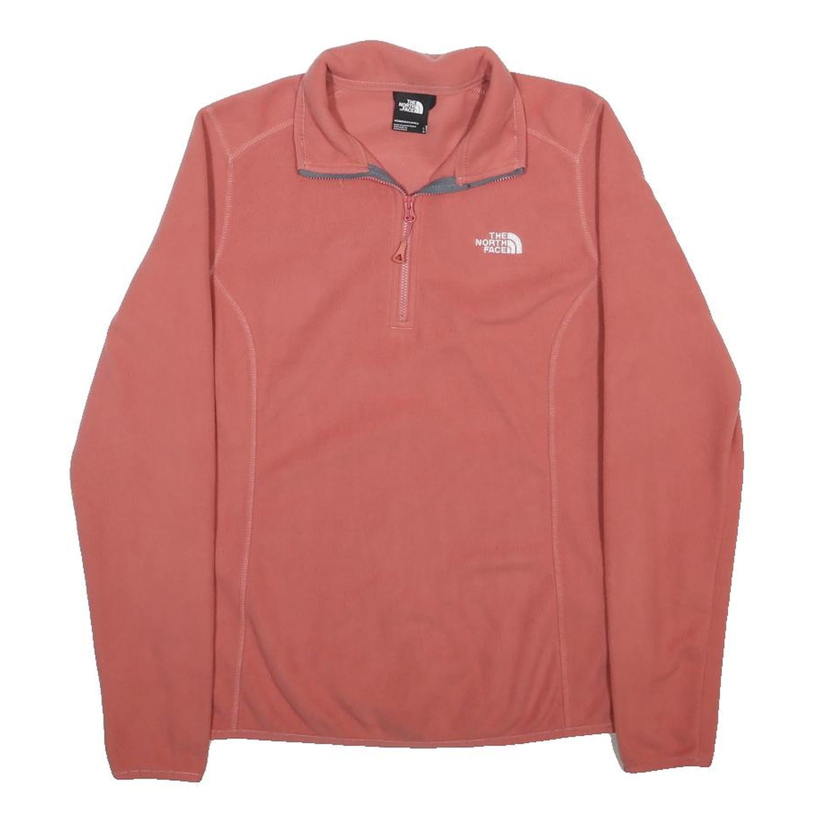 THE NORTH FACE Womens Pink Plain Pullover Crew Neck Basic Knit L Outdoor Fleece