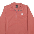 THE NORTH FACE Womens Pink Plain Pullover Crew Neck Basic Knit L Outdoor Fleece