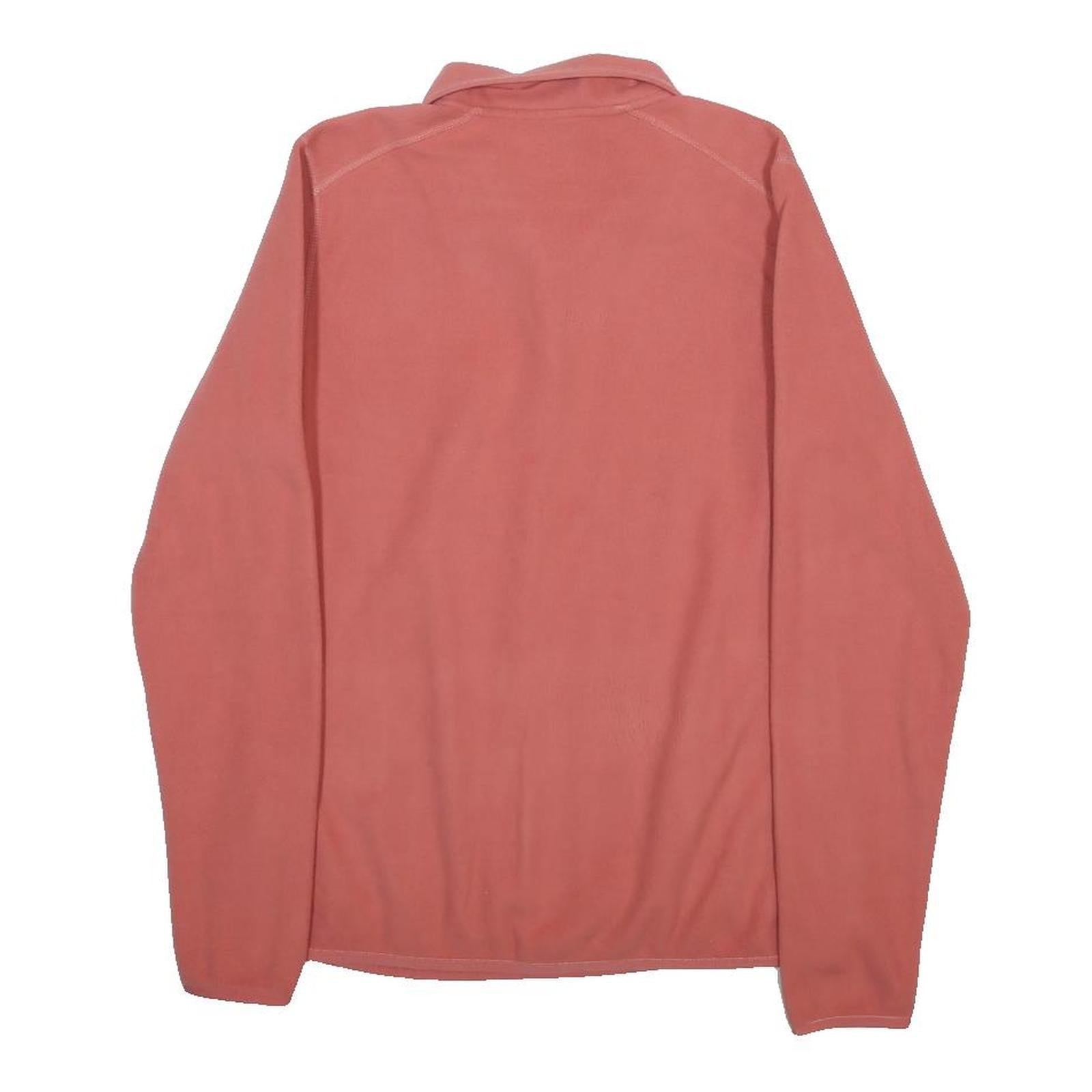 THE NORTH FACE Womens Pink Plain Pullover Crew Neck Basic Knit L Outdoor Fleece