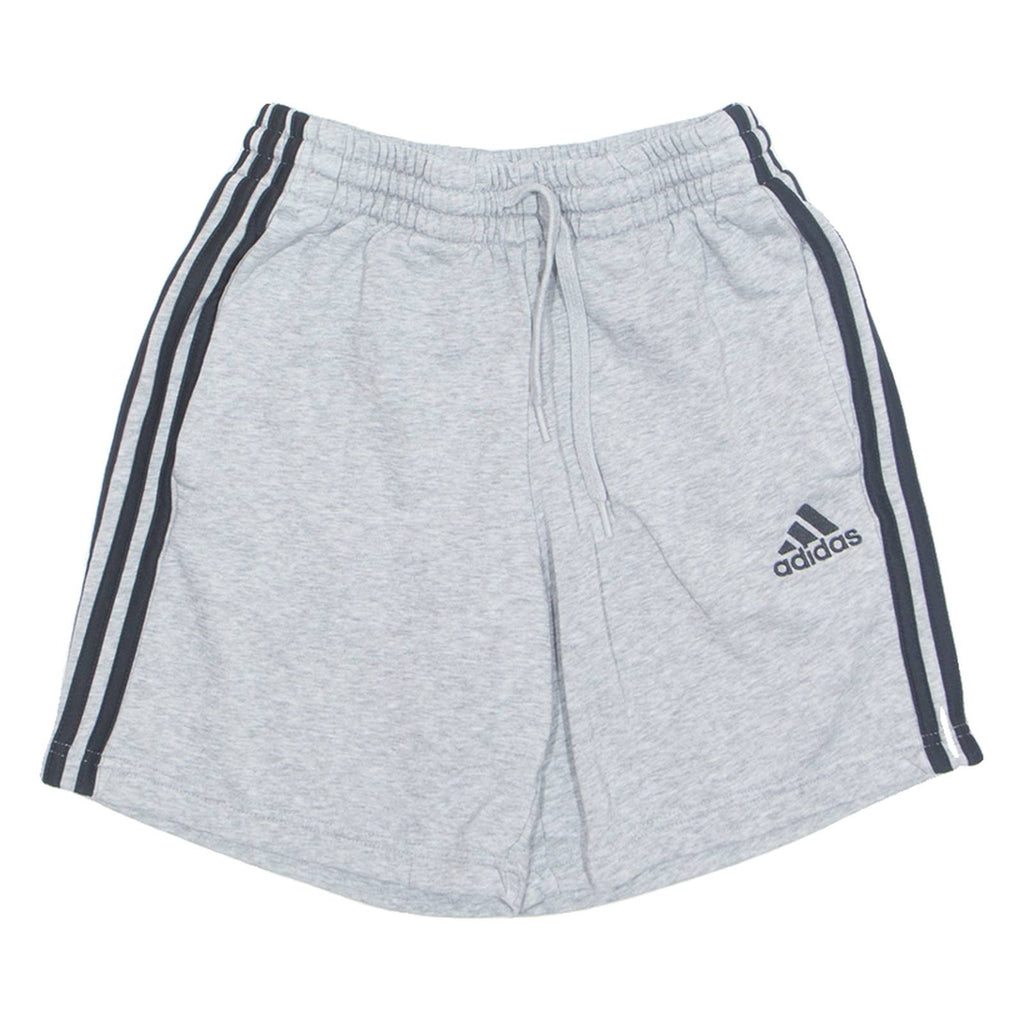 ADIDAS Mens Sports Shorts Grey Relaxed S W22