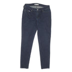 LEVI'S Womens Jeans Blue Regular Skinny Denim Raw W32 L28 Zip Cotton Blend