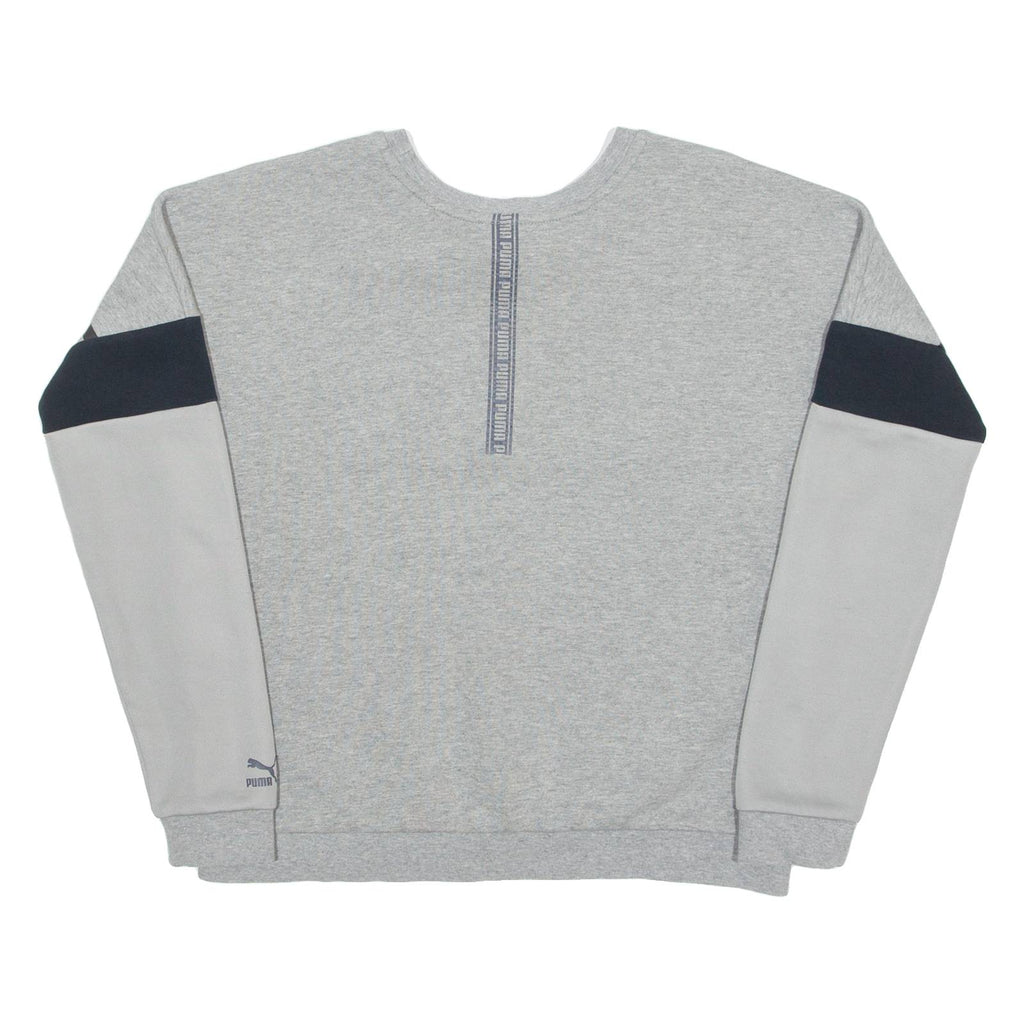 PUMA Womens Sweatshirt Grey Crew Neck UK 12
