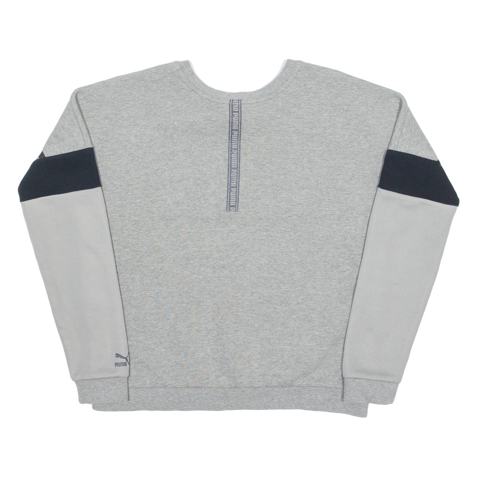 PUMA Womens Sweatshirt Grey Crew Neck UK 12