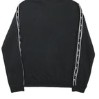 NIKE Boys Black Cotton Blend Hoodie XL Swoosh Logo Pullover Sweatshirt