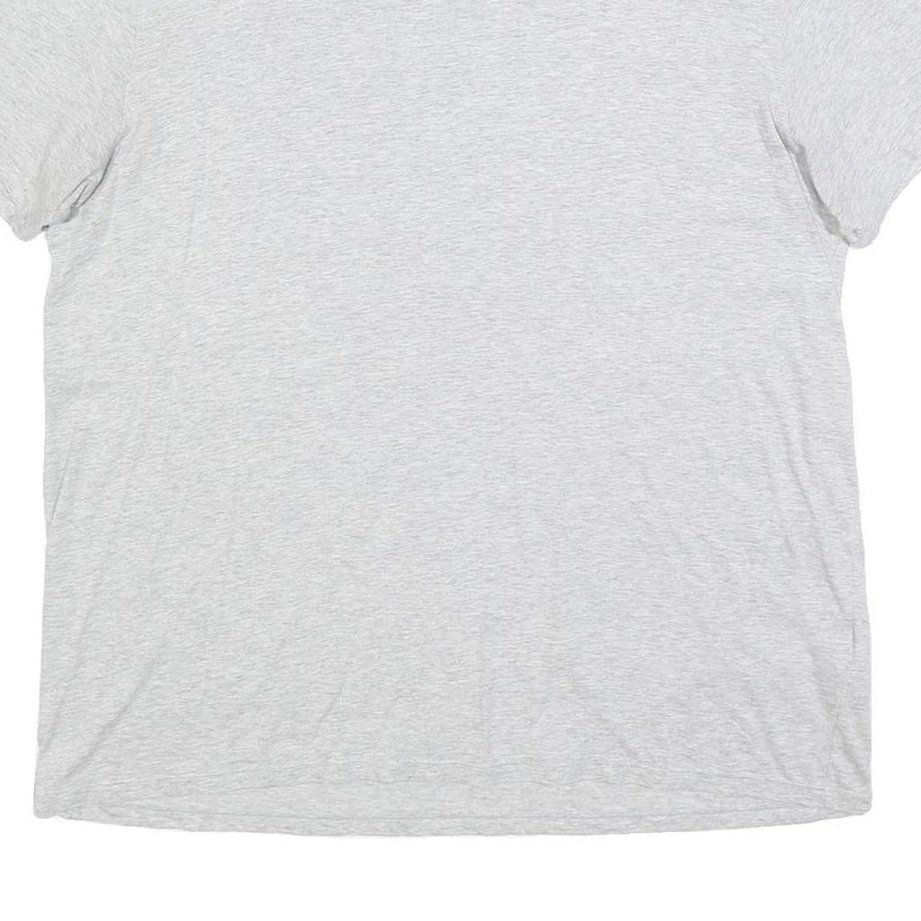 LACOSTE Mens Grey Cotton Blend T-Shirt 2XL Short Sleeve Round Neck Basic Casual