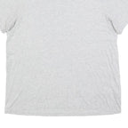 LACOSTE Mens Grey Cotton Blend T-Shirt 2XL Short Sleeve Round Neck Basic Casual